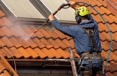 Démoussage et hydrofuge de toiture à Montgailhard
